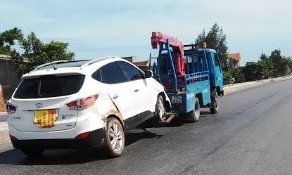 Chiếc xe gây tai nạn