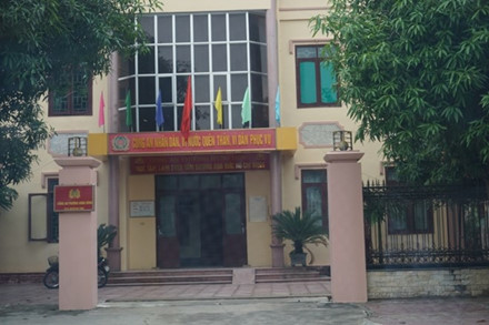 Trụ sở công an phường Hưng Dũng. Ảnh: Lao Động