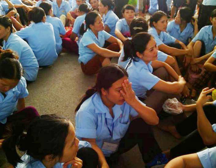 Công nhân Cty TNHH JY Hà Nam