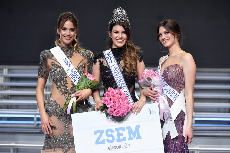 Tân Hoa hậu Hoàn vũ Croatia Mirna Naiia Marić.