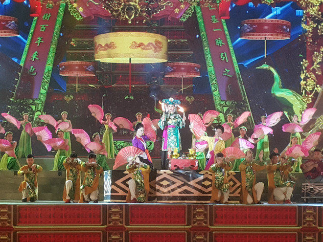 Hình ảnh tại lễ tổng duyệt sự kiện.