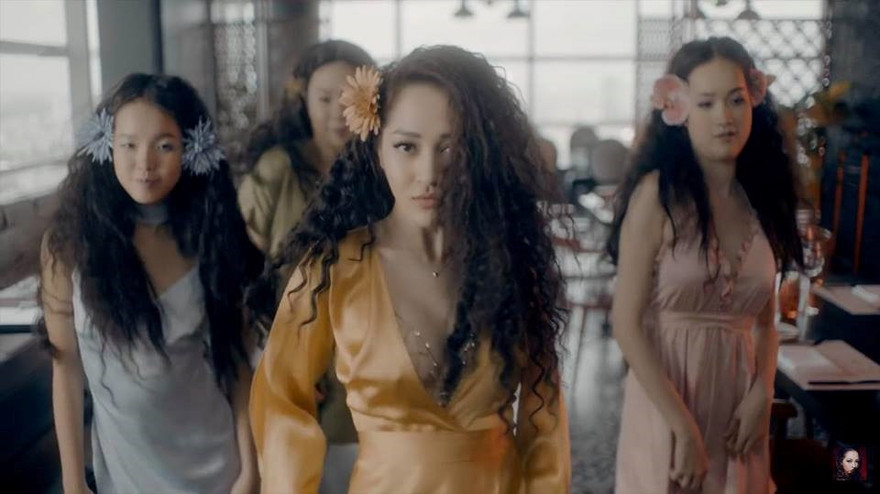 Một cảnh trong MV Như lời đồn của Bảo Anh