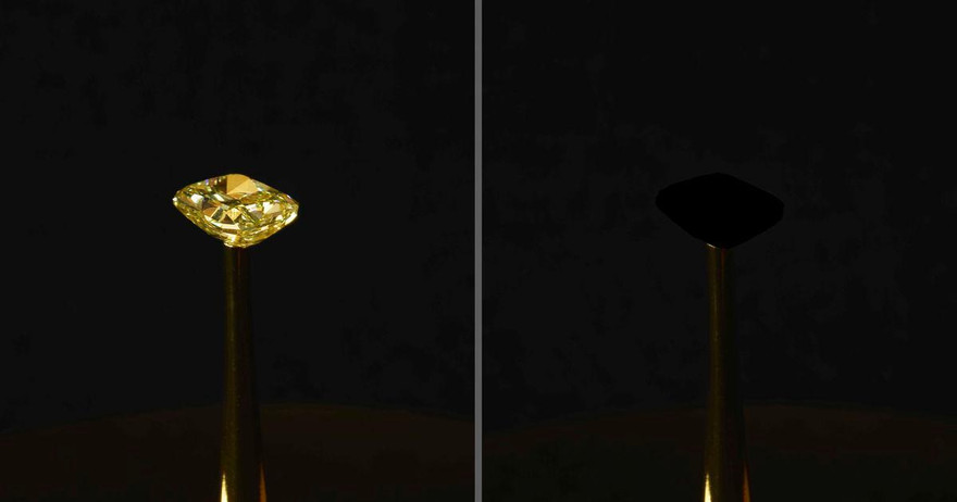 Mổ xẻ viên kim cương 'hắc ám': Thứ đen nhất thế giới