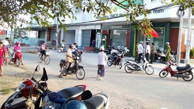 Nơi xảy ra vụ cướp. 