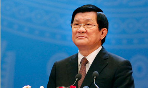 Chủ tịch nước Trương Tấn Sang.