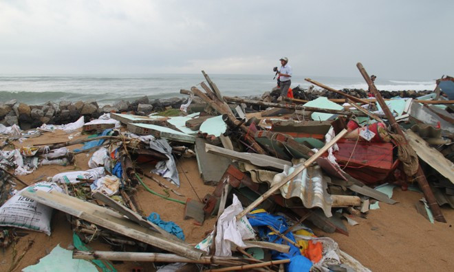 Toàn cảnh hoang tàn sau đợt triều cường 