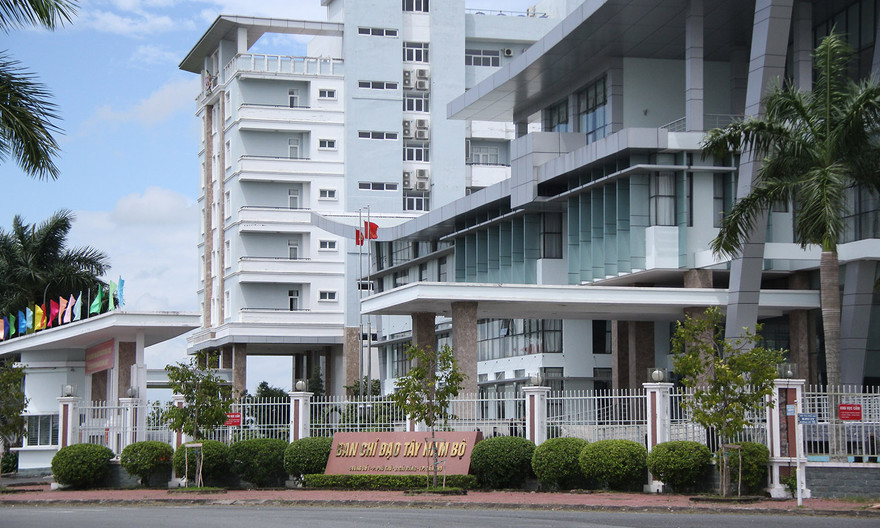 Trụ sở Ban Chỉ đạo Tây Nam Bộ, nơi ông Vũ Minh Hoàng được tiếp nhận và bổ nhiệm "thần tốc". Ảnh Nhật Huy.