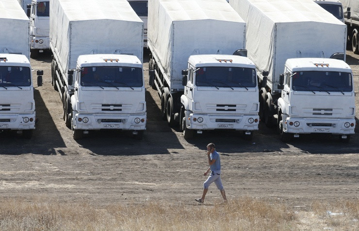 Đoàn xe nhân đạo thứ hai đã đến Lugansk