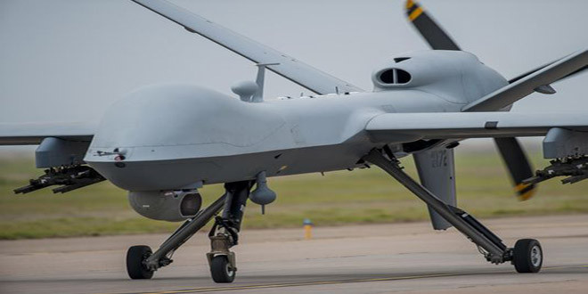 Máy bay không người lái MQ-9 Reaper của Mỹ. Ảnh: US Navy
