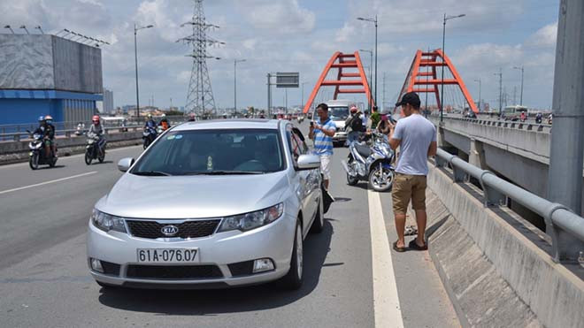 Hiện trường tai nạn.