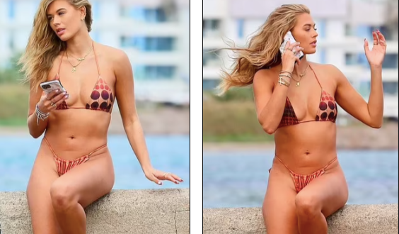 Sao truyền hình 9x cực nóng bỏng với bikini nhỏ xíu