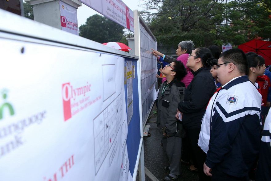 Hơn 1.200 học sinh tham dự Olympic Tiếng Anh Tiểu học chuẩn khảo thí quốc tế