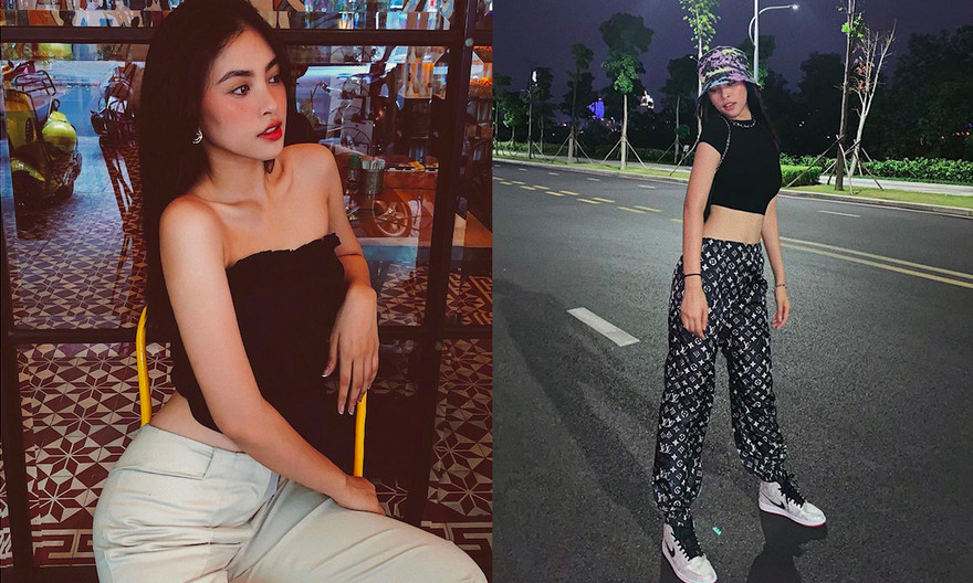 Diện loạt trang phục đơn giản, Tiểu Vy vẫn cực kỳ gợi cảm và ngày càng ra dáng fashionista