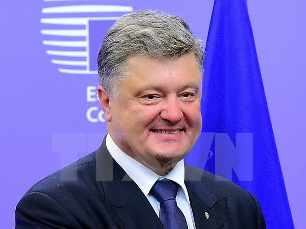 Tổng thống Ukraine Petro Poroshenko. (Nguồn: AFP/TTXVN)