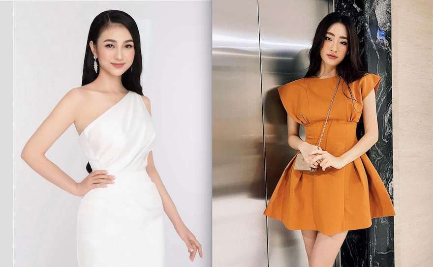 Lương Thuỳ Linh khoe chân dài 1m22, 'bản sao' Nguyễn Thị Huyền trễ nải vai trần quyến rũ