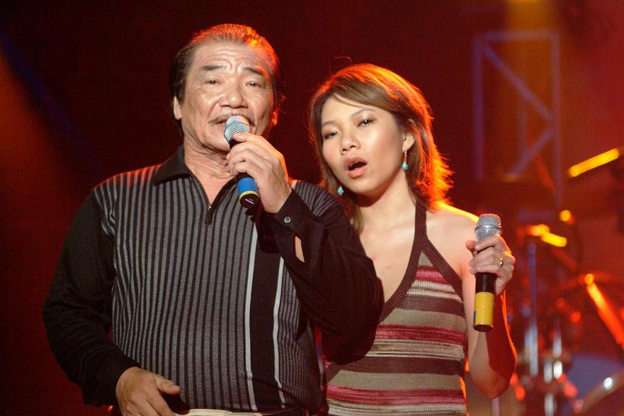 Diva Hà Trần và nhạc sĩ Trần Hiếu. Ảnh: Trần Tiến Dũng.