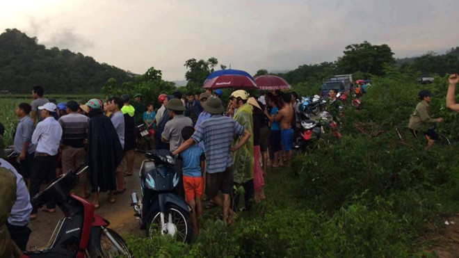 Hiện trường vụ việc.