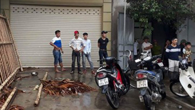 Nhà trọ nghi phạm ở trước khi bị bắt giữ 