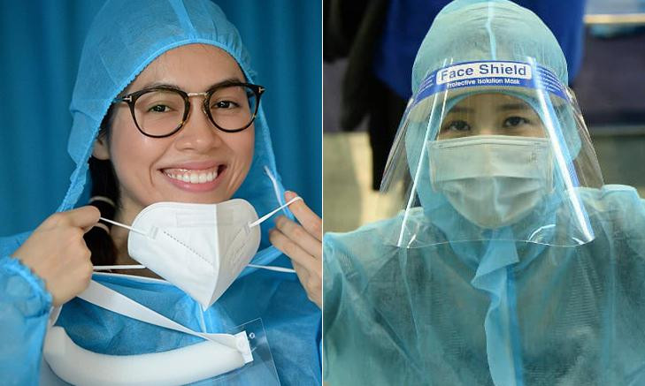 Mai Phương Thuý, Hoàng My liên tục sát cánh cùng lực lượng chống dịch, hỗ trợ tiêm vắc-xin