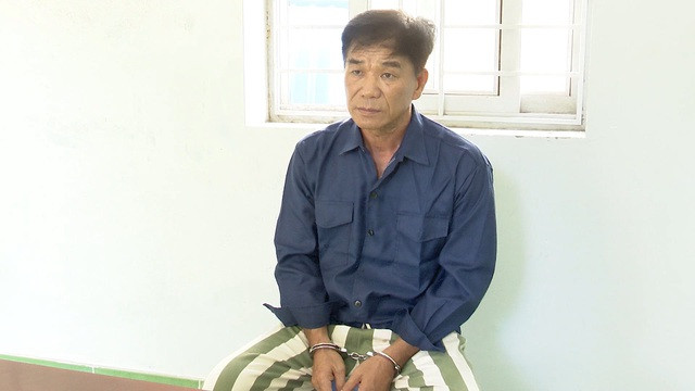 Nguyễn Tấn Phước tại cơ quan công an