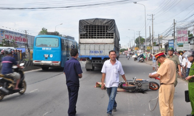 Hiện trường vụ tai nạn