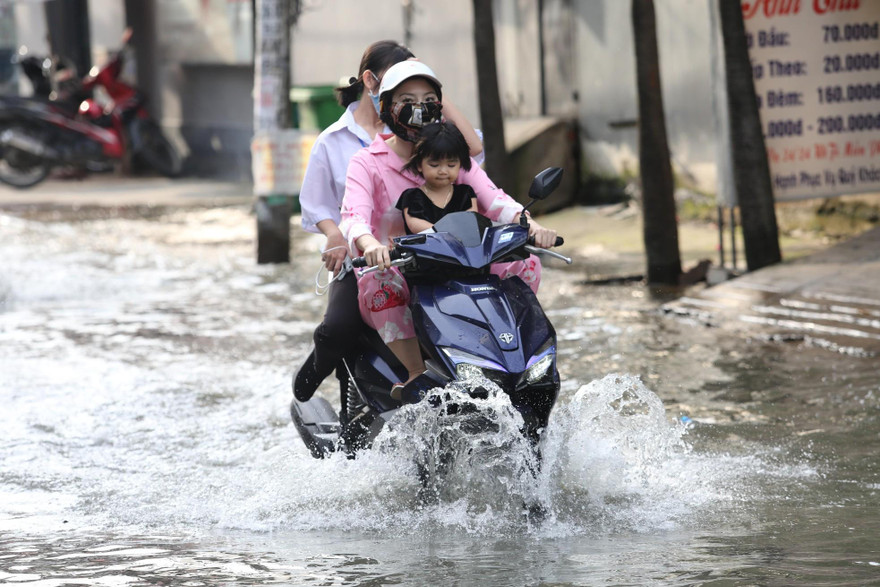 Nam bộ nguy cơ ngập úng diện rộng