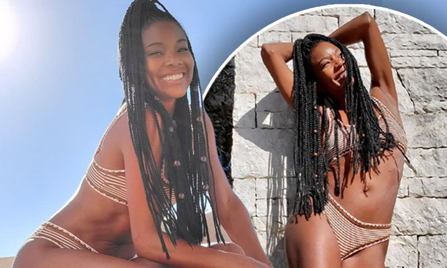 Nữ diễn viên Gabrielle Union khoe ảnh nóng bỏng với bikini ở tuổi U50