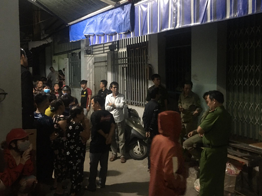 Hiện trường nơi xảy ra sự việc.