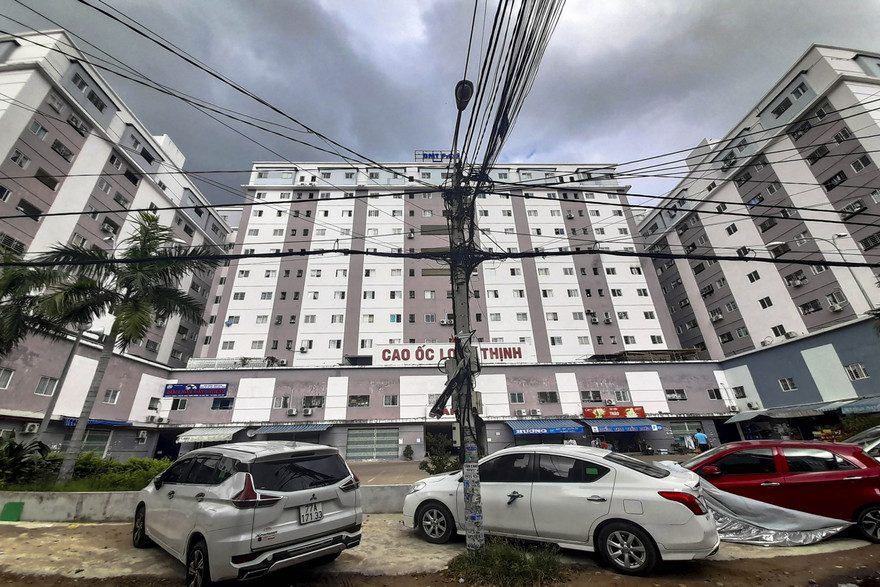 Chung cư nhà thu nhập thấp (NƠXH) - Cao ốc Long Thịnh. Ảnh: Trương Định