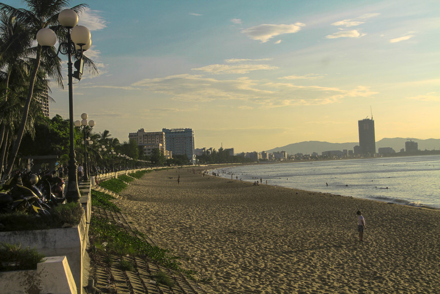 Tượng nghệ thuật nhạc sĩ Trịnh Công Sơn sẽ được xây dựng bên bờ biển Quy Nhơn. Ảnh: Tr.Định