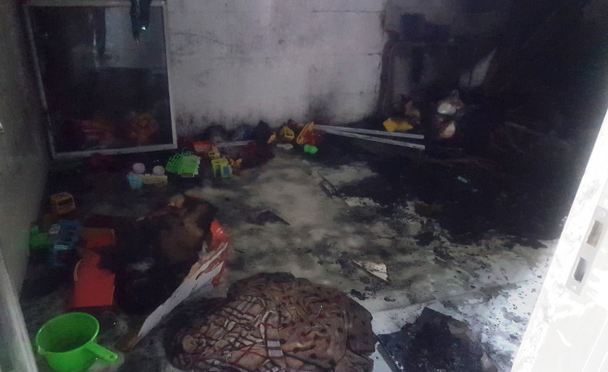 Hiện trường vụ việc. Ảnh: X.Vinh