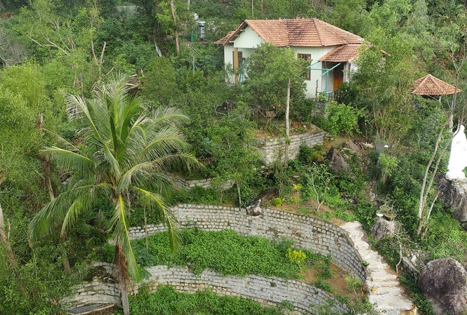 Công trình không phép của ông Phan Phi Hổ. Ảnh: L.T