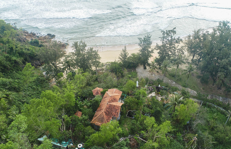 Công trình không phép của ông Phan Phi Hổ. Ảnh: L.T