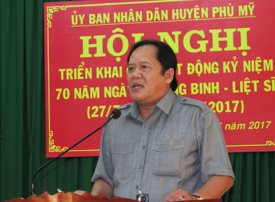 Ông Nguyễn Văn Dũng – Chủ tịch UBND huyện Phù Mỹ 