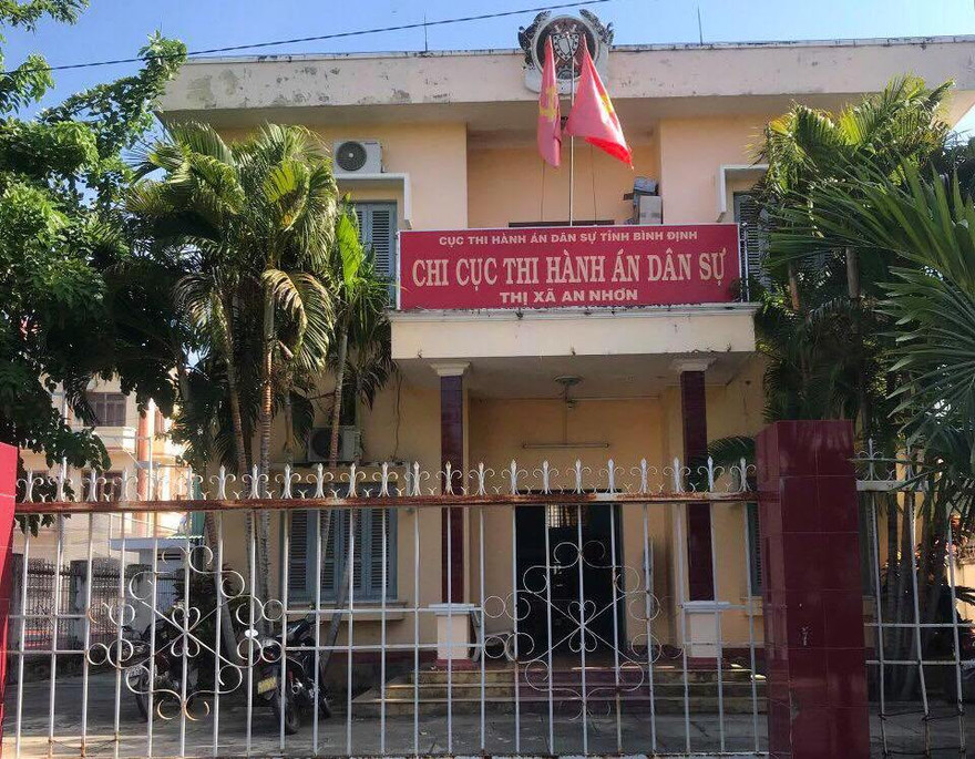 Chi Cục thi hành án dân sự thị xã An Nhơn (Bình Định).