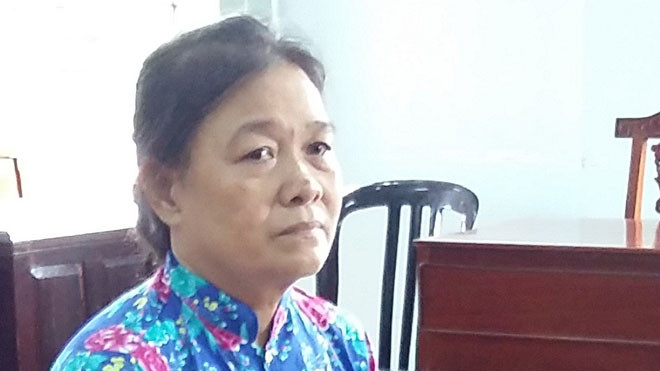 Bị cáo Sậm tại phiên tòa (Ảnh: Kim Hà).