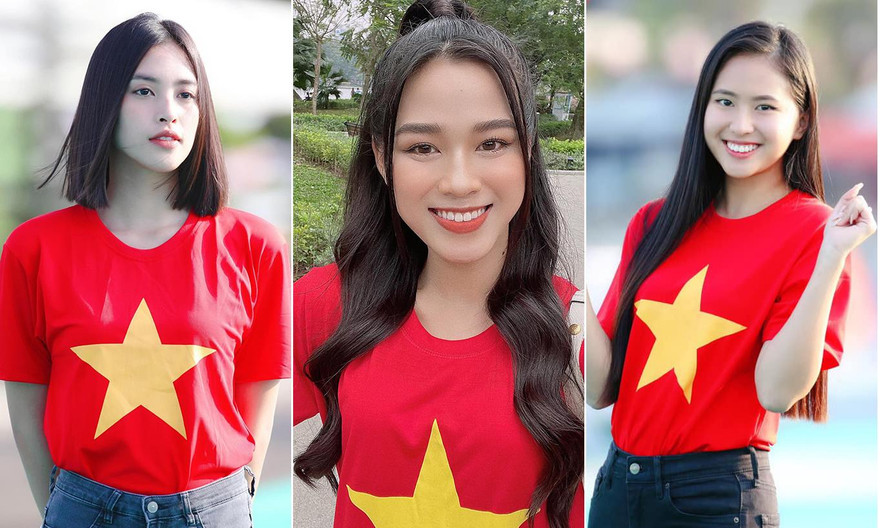 Dàn hoa - á hậu sục sôi trước 'giờ G', cùng dự đoán Việt Nam đại thắng trước UAE