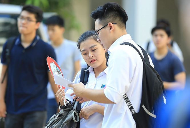 Thí sinh dự thi THPT quốc gia 2019. Ảnh: Như Ý