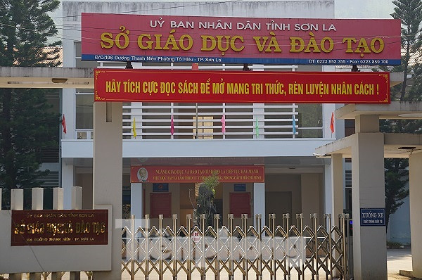 Sở GD&ĐT tỉnh Sơn La, nơi nhiều cán bộ dính tiêu cực nâng điểm.