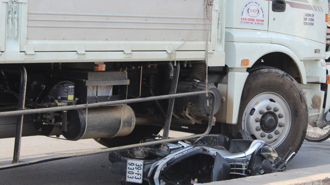 Hiện trường vụ tai nạn 