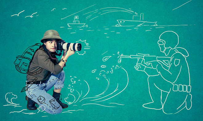 Đồng Lan đột ngột bỏ nghề, làm phóng viên