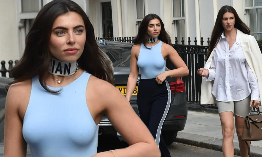 Sao truyền hình 9x gợi cảm nổi bật trên phố với áo bó sát