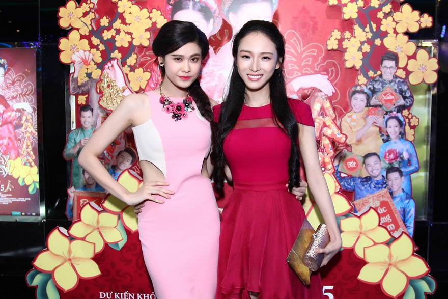 Trương Quỳnh Anh và Hoa hậu Trương Hồ Phương Nga.