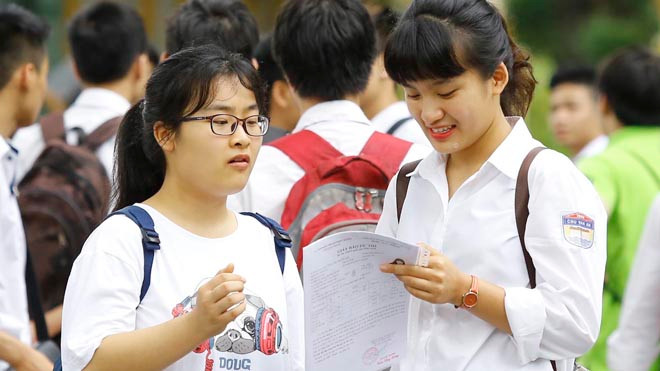 Thí sinh dự thi THPT quốc gia. Ảnh: Như Ý