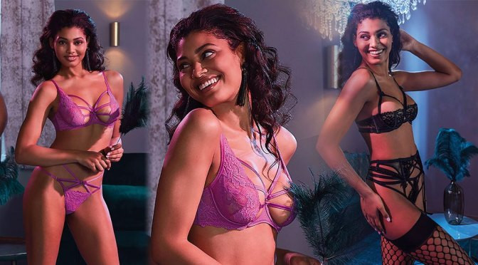 Siêu mẫu Danielle Herrington 'bốc lửa' đầy hoang dại với nội y cắt xẻ táo bạo