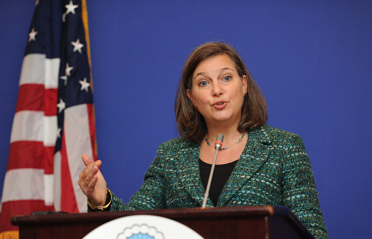 Trợ lý Ngoại trưởng phụ trách về các vấn đề châu Âu và Á-Âu Victoria Nuland. Ảnh: EPA 