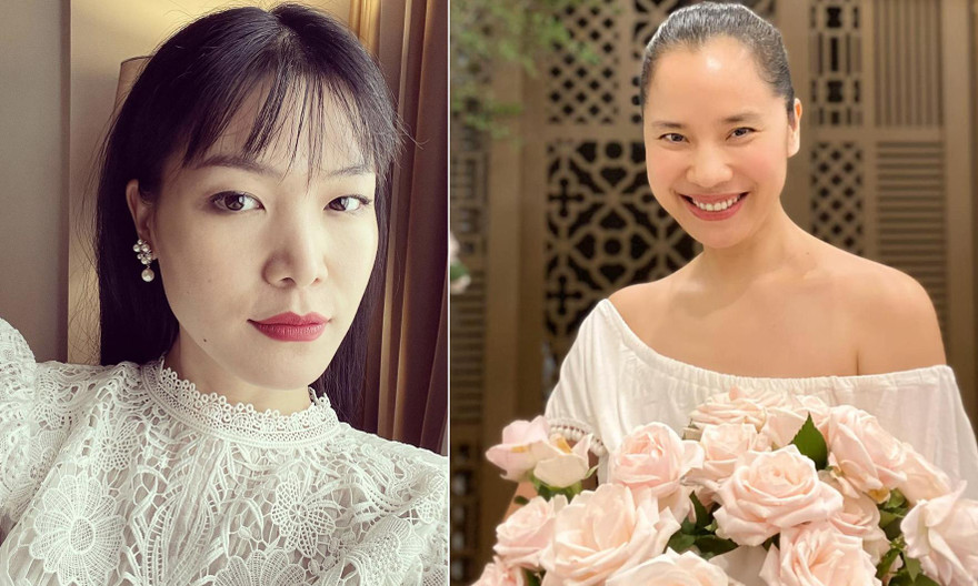 Hoa hậu Thuỳ Dung tái xuất xinh đẹp, Á hậu Ngô Thuý Hà khoe vai trần gợi cảm ở tuổi 45