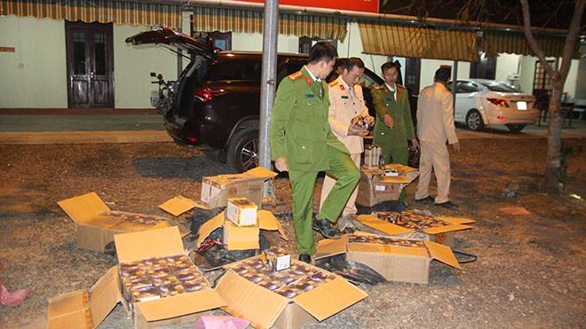 Tang vật bị cơ quan chức năng thu giữ