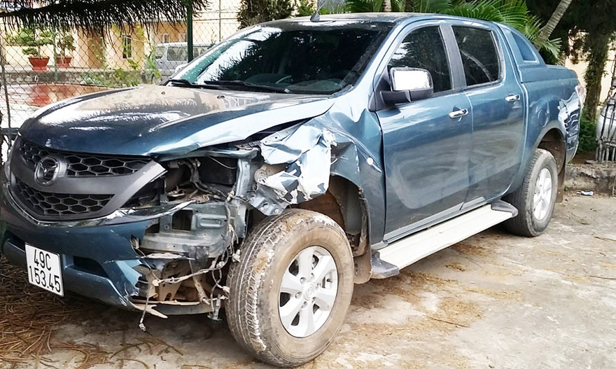 Chiếc xe gây tai nạn.