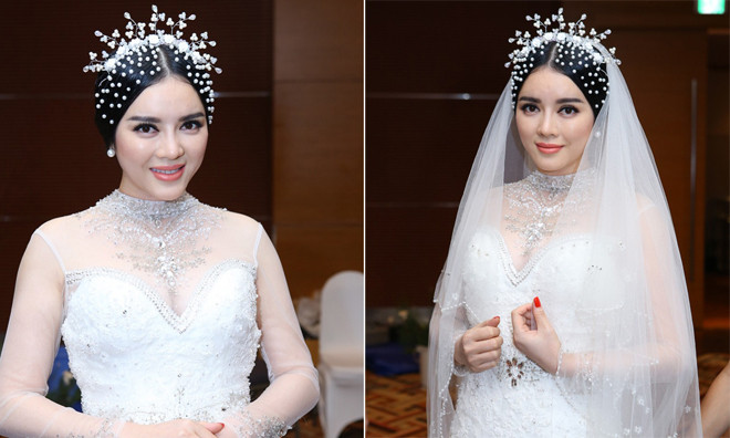 Lý Nhã Kỳ bất ngờ làm cô dâu trên sàn catwalk